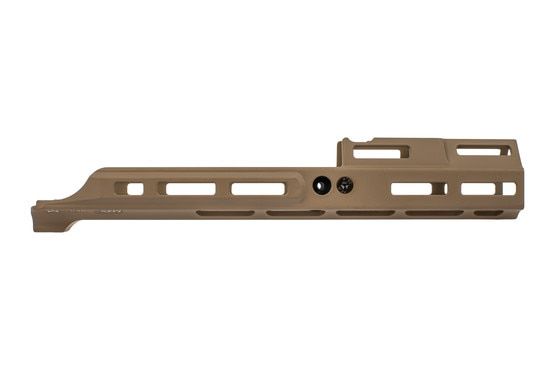 KDG 4.25" MREX MK2 receiver extension fits SCAR rifles with M-LOK slots. flat dark earth anodized finish.